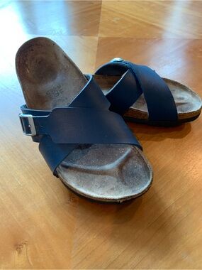 Birkenstock Women's Cross-Strap Sandals in Blue